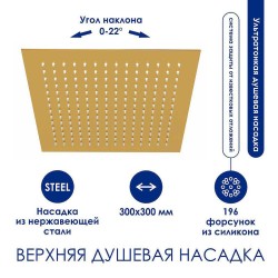 Душевая система WasserKRAFT A171.261.207.PG