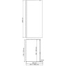 Душевая перегородка WasserKRAFT Abens 90 20W39