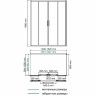 Душевой уголок WasserKRAFT Lippe 150x100 45S49