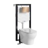 Комплект унитаза с инсталляцией WasserKRAFT Vils 56TLT.010.ME.RG04.H001