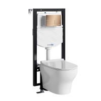 Комплект унитаза с инсталляцией WasserKRAFT Vils 56TLT.010.ME.RG04.H001
