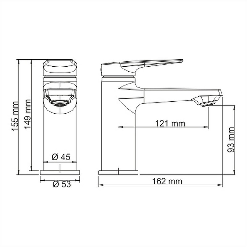 Смеситель для раковины WasserKRAFT Lopau 3203