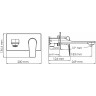 Смеситель для раковины WasserKRAFT Lopau 3230