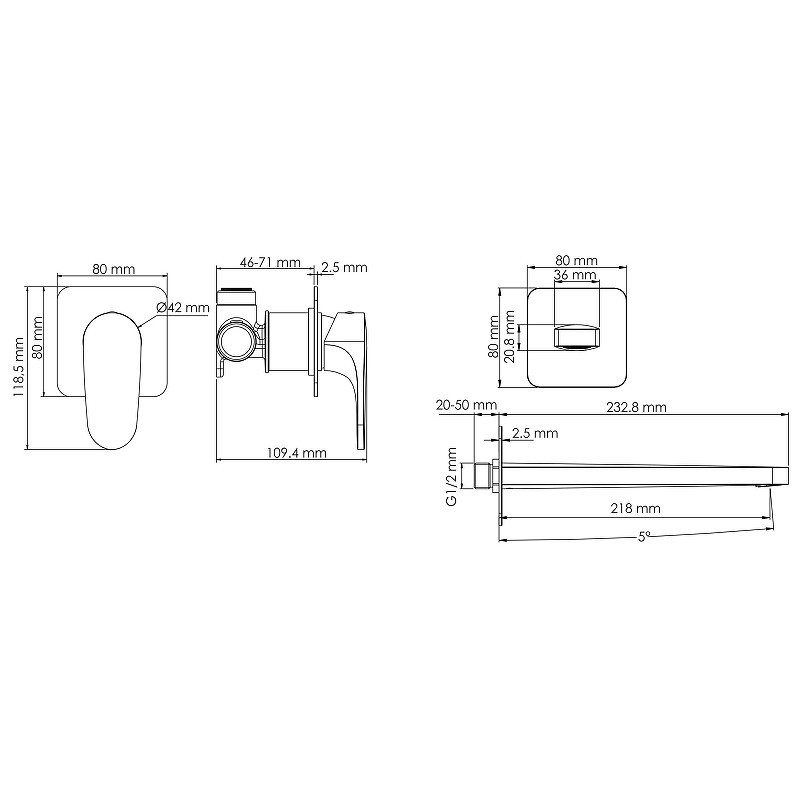 Смеситель для раковины WasserKRAFT Spree A1451.274