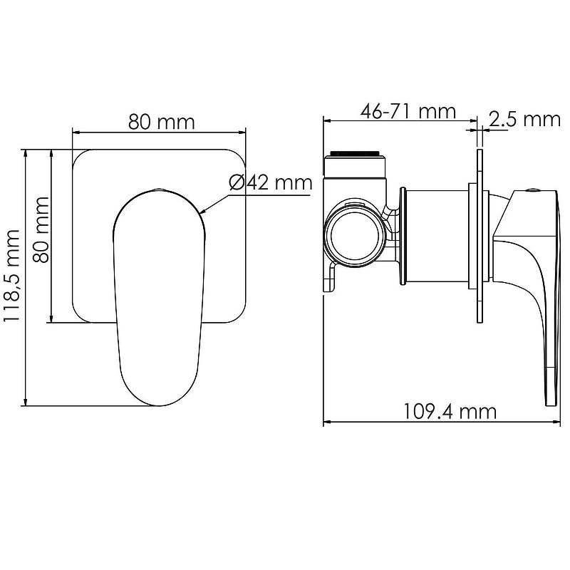Душевая система WasserKRAFT Asphe A7751.338.329