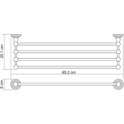Полка для полотенец WasserKRAFT Ammer K-7011