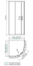 Душевой уголок WasserKRAFT Tauber 100х100 64S23