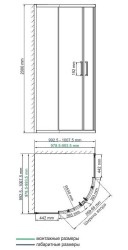 Душевой уголок WasserKRAFT Tauber 100х100 64S23