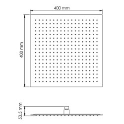 Верхний душ WasserKRAFT A363