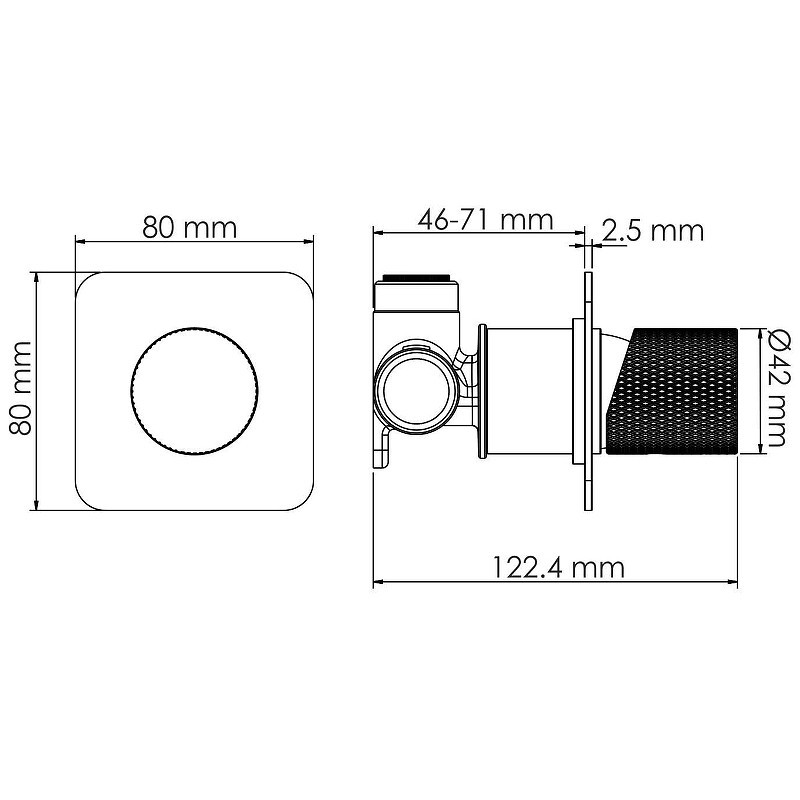 Душевая система WasserKRAFT Paar A8851.338.330