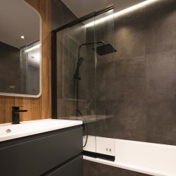 Шторка на ванну WasserKRAFT Dill 80 61S02-80WS