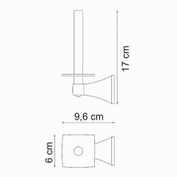 Держатель запасного рулона WasserKRAFT Wern K-2597