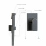 Гигиенический душ WasserKRAFT Wiese 8400 A8451.186.239.215