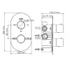 Душевая система WasserKRAFT Berkel A174868 Thermo с термостатом