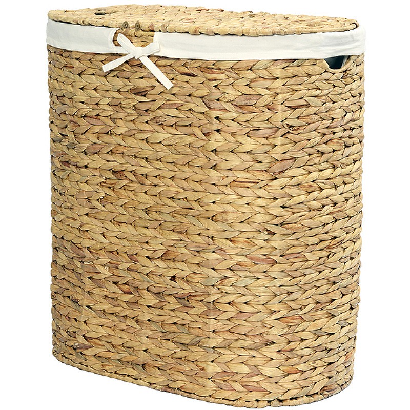 Корзина для белья WasserKRAFT Dill WB-610-L с крышкой