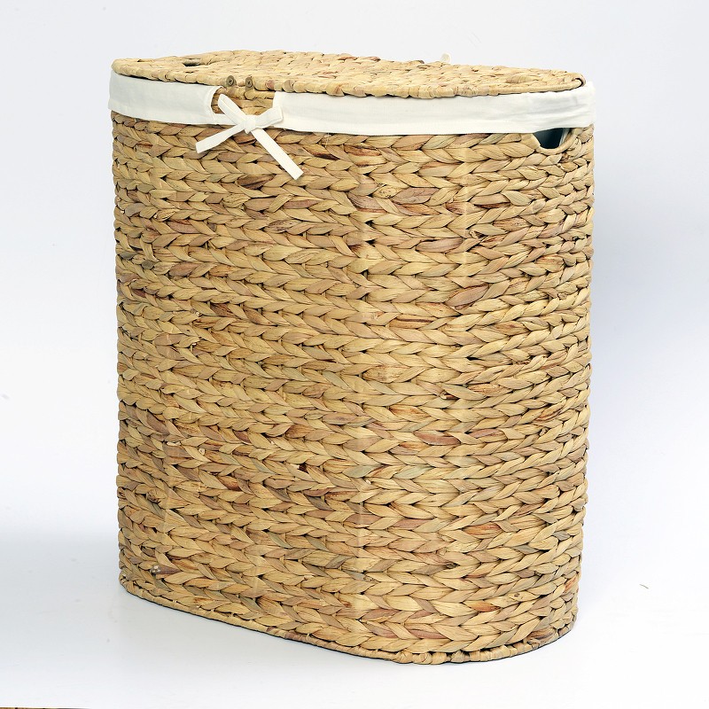 Корзина для белья WasserKRAFT Dill WB-610-L с крышкой