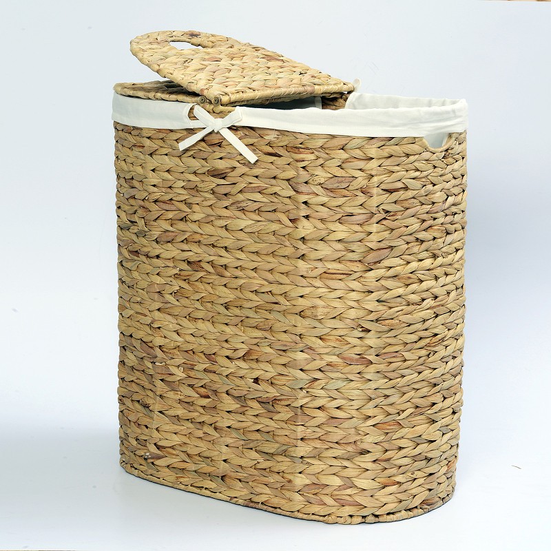 Корзина для белья WasserKRAFT Dill WB-610-L с крышкой