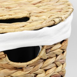 Корзина для белья WasserKRAFT Dill WB-610-L с крышкой