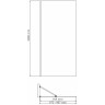 Душевая перегородка WasserKRAFT Aisch 100 55W44