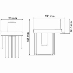 Держатель освежителя воздуха WasserKRAFT Leine K-5045