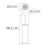 Ершик для унитаза WasserKRAFT K-1027PG
