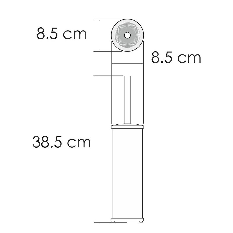 Ершик для унитаза WasserKRAFT K-1027PG