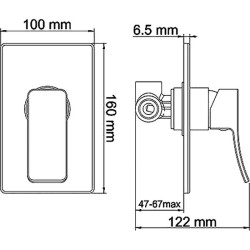 Гигиенический душ WasserKRAFT Aller A010657WHITE