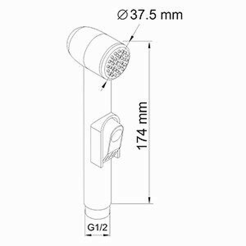 Гигиенический душ WasserKRAFT Main A14156