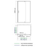 Душевой уголок WasserKRAFT Elbe 100x90 74P22