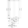 Шторка на ванну WasserKRAFT Tauber 80 64S02-80