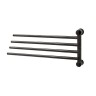 Полотенцедержатель WasserKRAFT K-1034GM поворотный