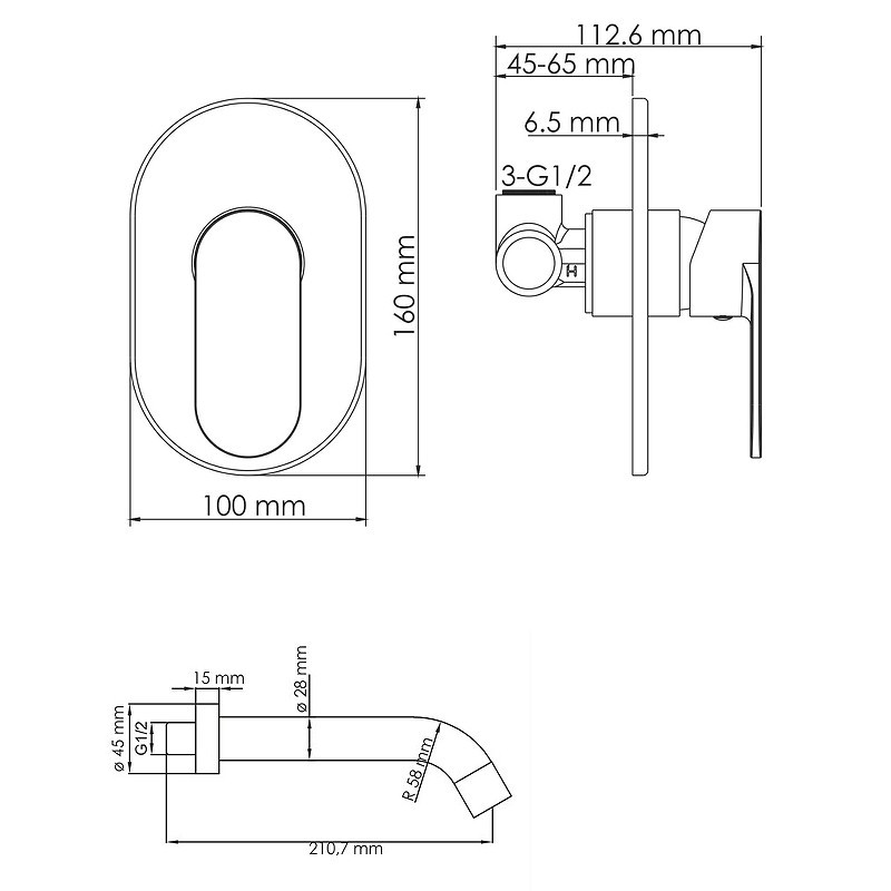 Смеситель для раковины WasserKRAFT A74543
