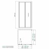 Душевой уголок WasserKRAFT Weser 90x100 78F18