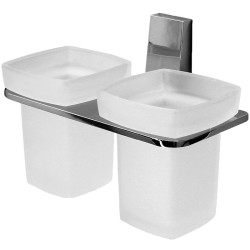 Стакан для зубных щеток WasserKRAFT Lopau K-6028D двойной