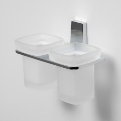 Стакан для зубных щеток WasserKRAFT Lopau K-6028D двойной