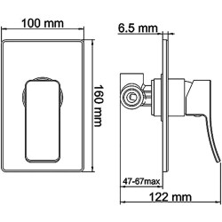 Душевая система WasserKRAFT Aller A12667WHITE