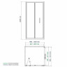 Душевой уголок WasserKRAFT Weser 100x100 78F19