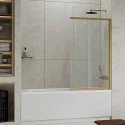 Шторка на ванну WasserKRAFT Schunter 80 82S02-80