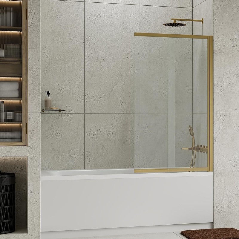 Шторка на ванну WasserKRAFT Schunter 80 82S02-80