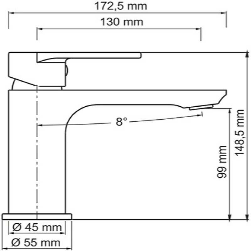Смеситель для раковины WasserKRAFT Elbе 7403
