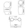 Стакан для зубных щеток с мыльницей WasserKRAFT K-24126