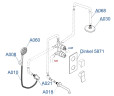 Душевая система WasserKRAFT Dinkel A175868
