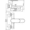 Смеситель для ванны WasserKRAFT Elbе 7401