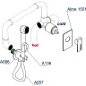 Гигиенический душ WasserKRAFT Alme A15157