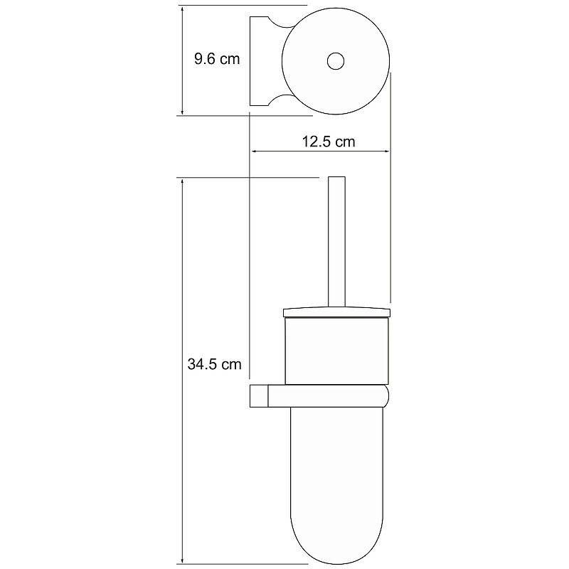 Ершик для унитаза WasserKRAFT Berkel K-6827