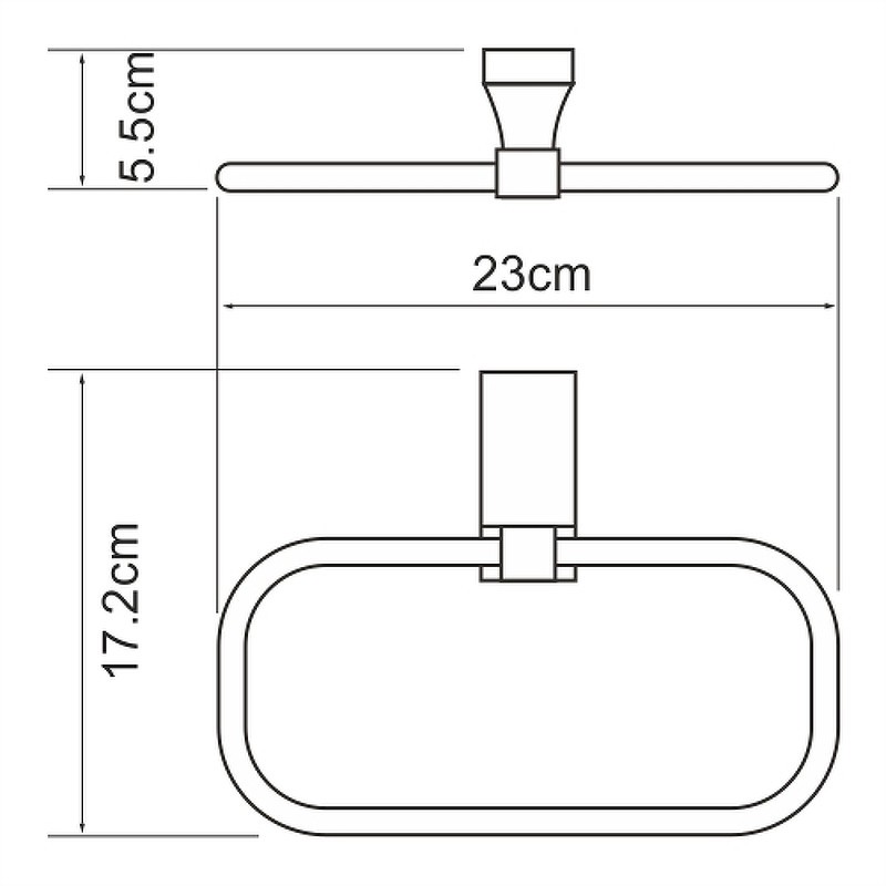 Кольцо для полотенец WasserKRAFT Abens K-3260