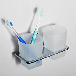 Стакан для зубных щеток WasserKRAFT Leine K-5028D двойной