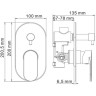 Смеситель для душа WasserKRAFT Elbе 7441
