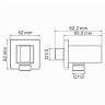 Гигиенический душ WasserKRAFT Exter A01652