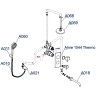 Душевая система WasserKRAFT Alme A171568 Thermo с термостатом